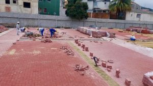 Pavimentação em piso intertravado