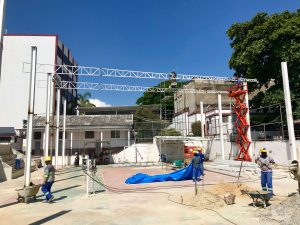 Serviço de estrutura metálica