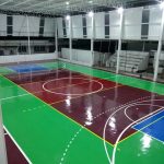 Estrutura metálica e Construção de quadra poliesportiva